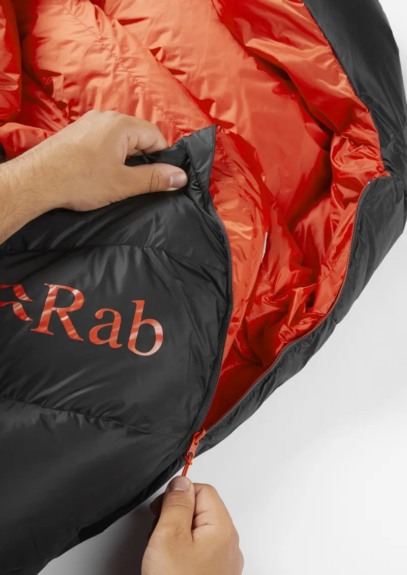 Rab Neutrino Pro 500 Sleeping Bag Granite - Long - Left Zip-8