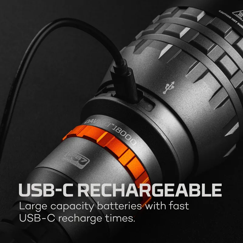 Nebo Davinci 18000 Rechargable Torch-7