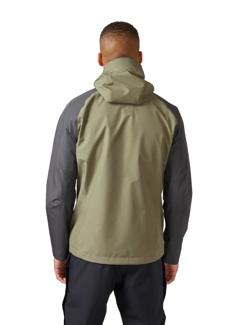 Rab Mens Namche Paclite Jacket Graphene/Light Khaki-3