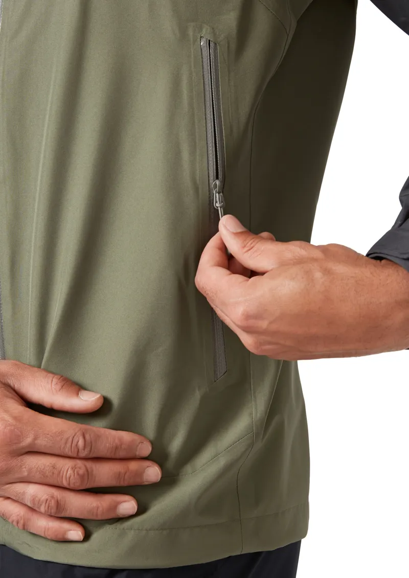 Rab Mens Namche Paclite Jacket Graphene/Light Khaki-8