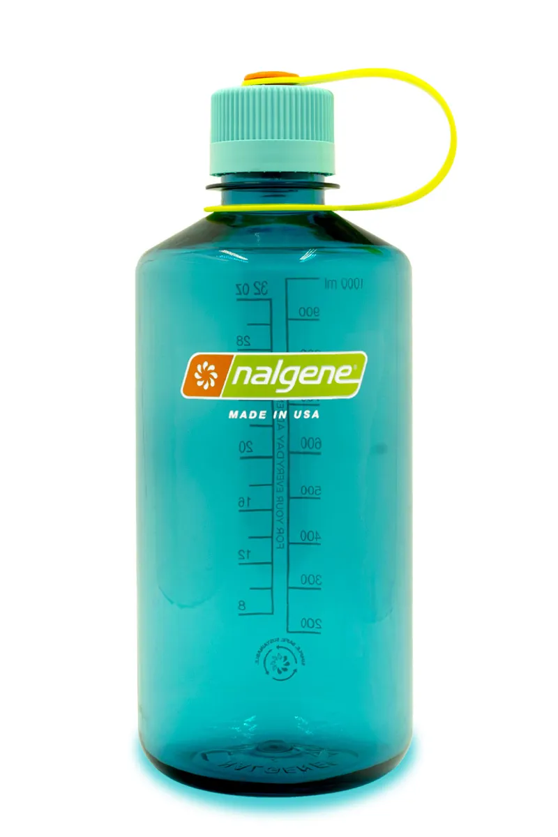 Nalgene Narrow Mouth 1L Tritan Sustain Bottle Cerulean