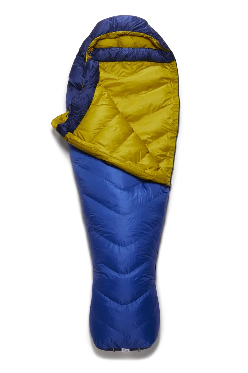 Rab Neutrino 400 Sleeping Bag Nightfall Blue - Left Zip-1