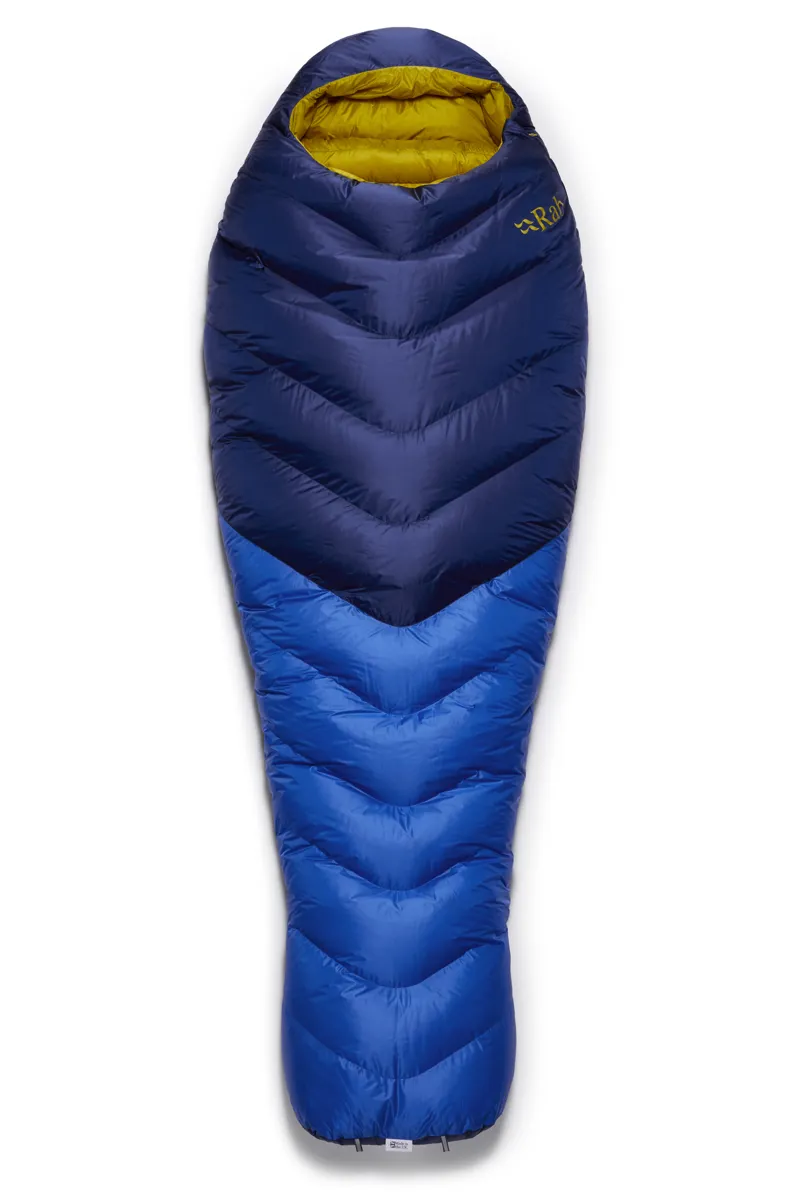 Rab Neutrino 600 Sleeping Bag Nightfall Blue - Long - Left Zip