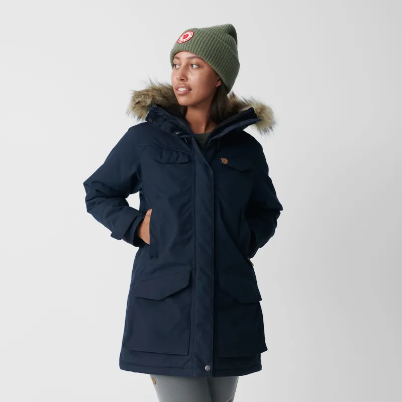 Fjallraven Womens Nuuk Parka Dark Navy-4