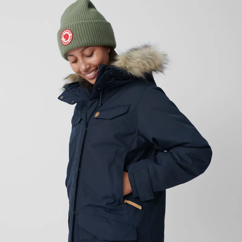 Fjallraven Womens Nuuk Parka Dark Navy-7