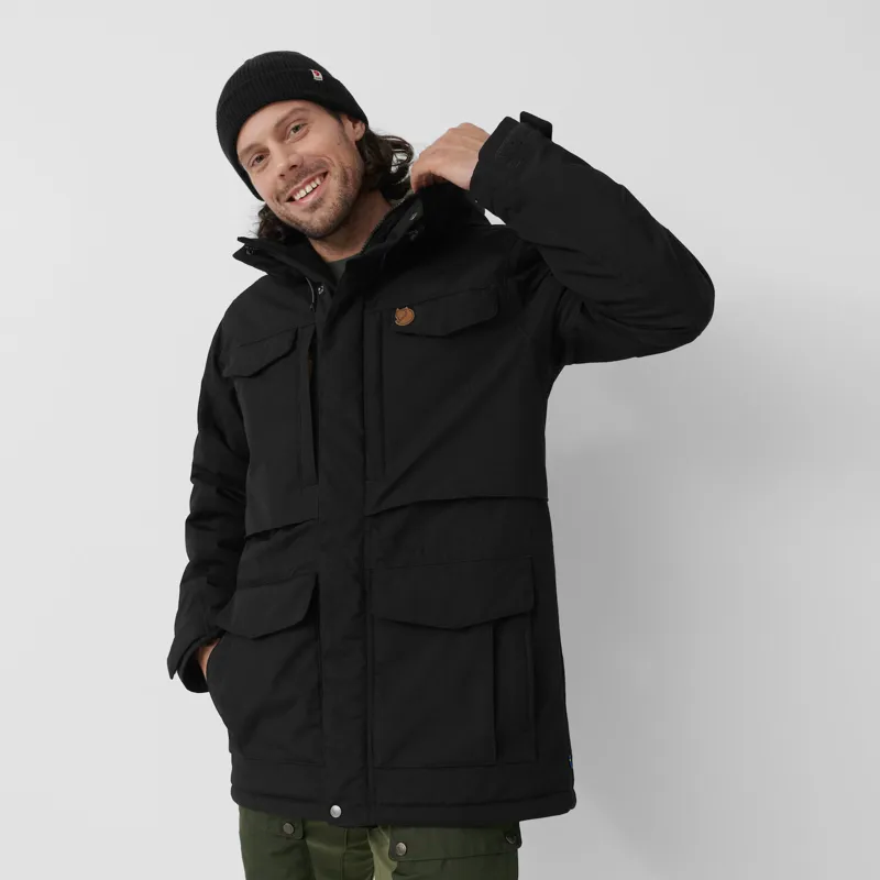 Fjallraven Mens Nuuk Parka Mountain Blue-4
