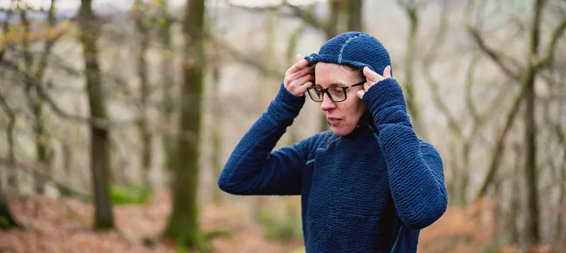 OMM Women's Core+ Hoodie Dark Red-3