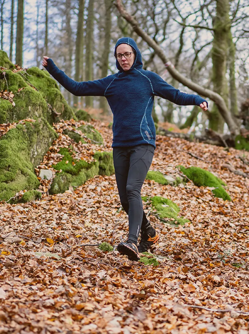 OMM Women's Core+ Hoodie Dark Red-4