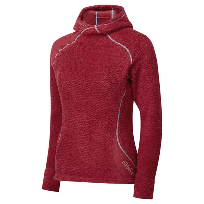 OMM Women's Core+ Hoodie Dark Red-2