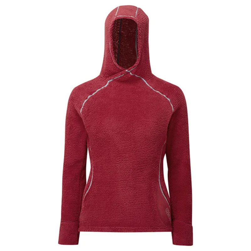 OMM Women's Core+ Hoodie Dark Red-1