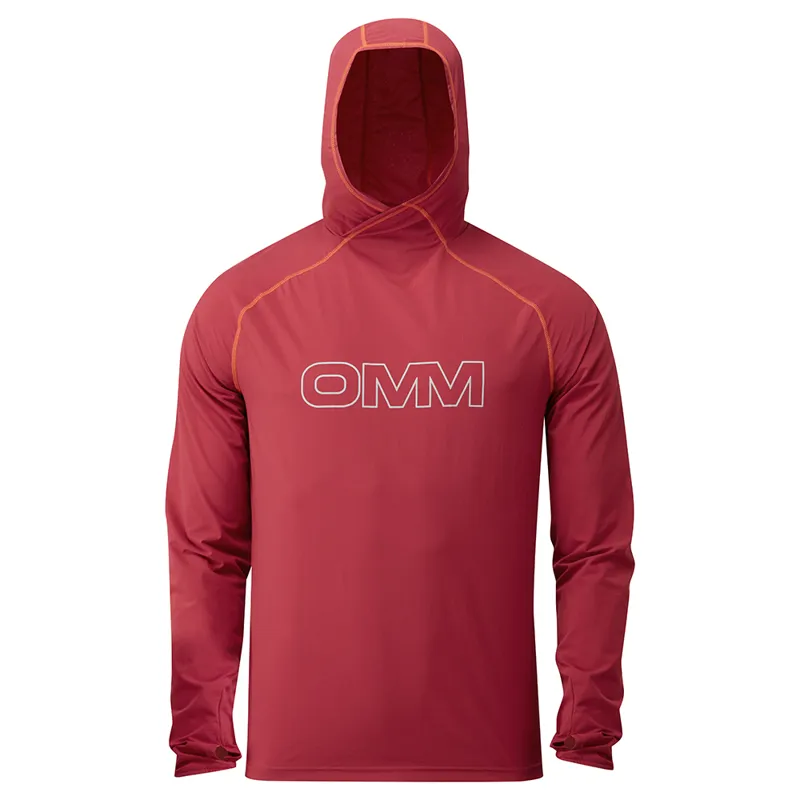 OMM Men's Breeze Hood Dark Red