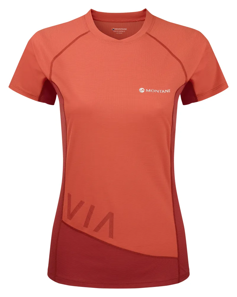 Montane Womens Katla Womens T-Shirt Paprika