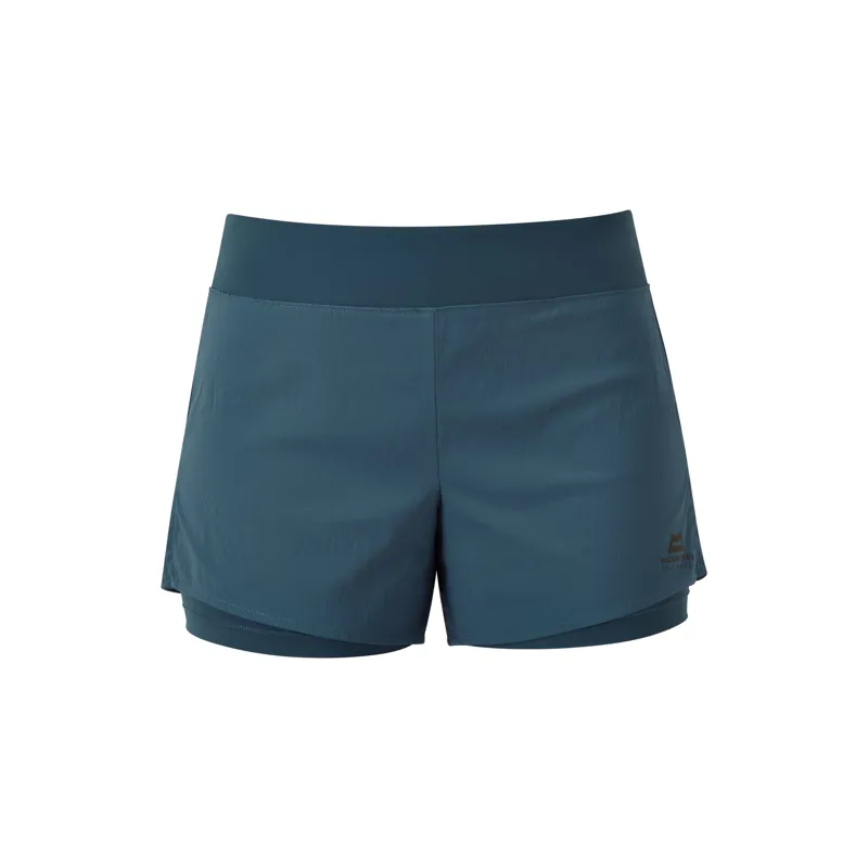Mountain Equipment Womens Dynamo Twin Short Majolica Blue