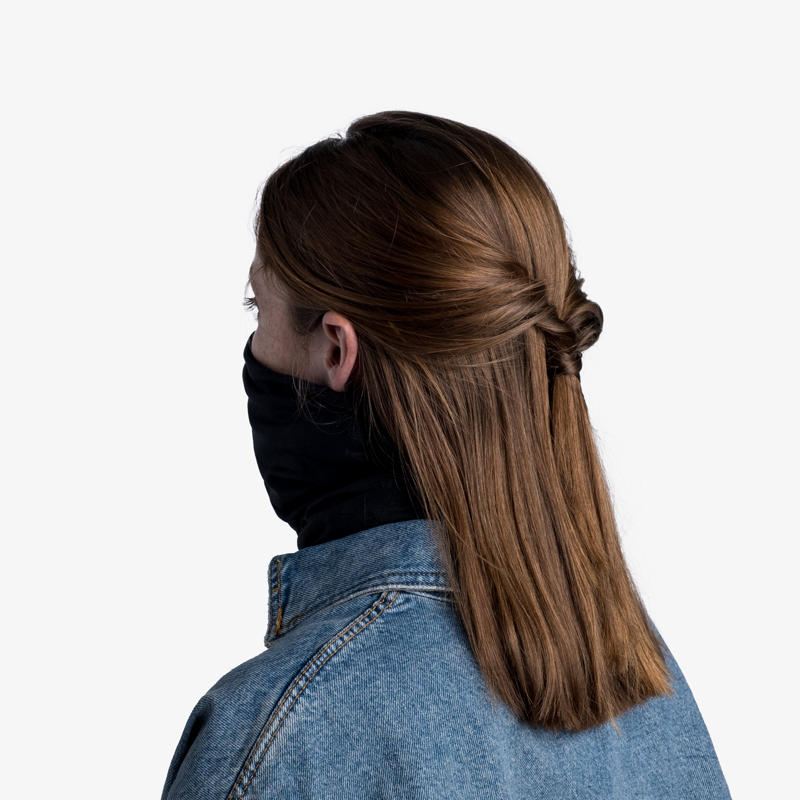 Buff Reversible Polar Solid Black-5