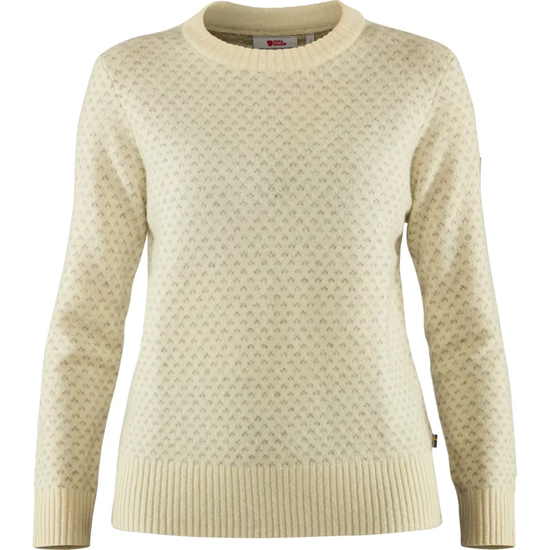 Fjallraven Womens Ovik Nordic Sweater Chalk