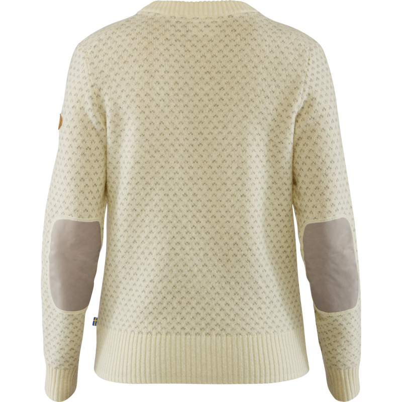 Fjallraven Womens Ovik Nordic Sweater Chalk-1