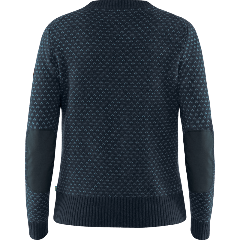 Fjallraven Womens Ovik Nordic Sweater Dark Navy-1