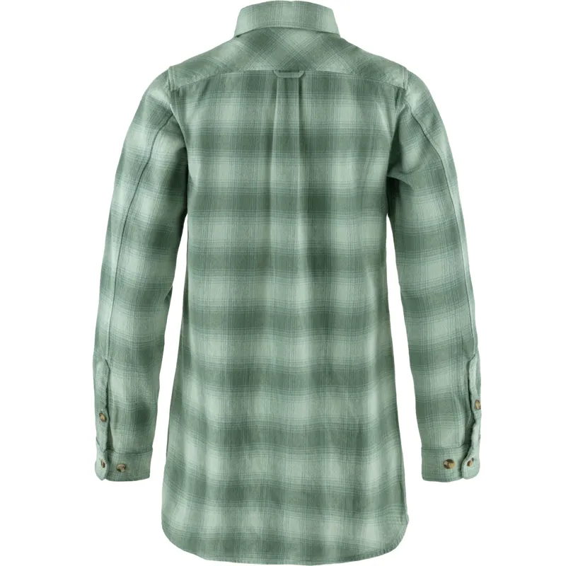 Fjallraven Women's Ovik Twill Shirt LS Misty Green/Patina Green-1