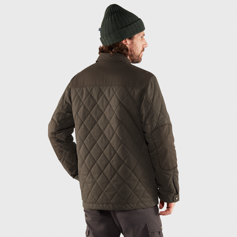 Fjallraven Mens Ovik Wool Padded Jacket Dark Navy-3