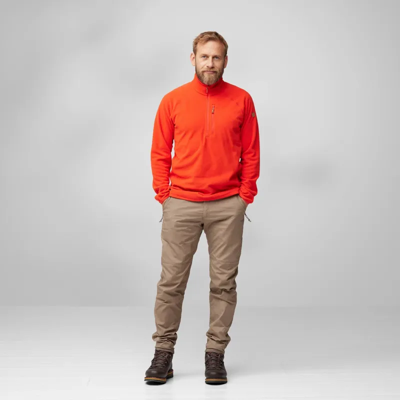 Fjallraven Men's Ovik Lite Fleece Half Zip Deep Forest-2