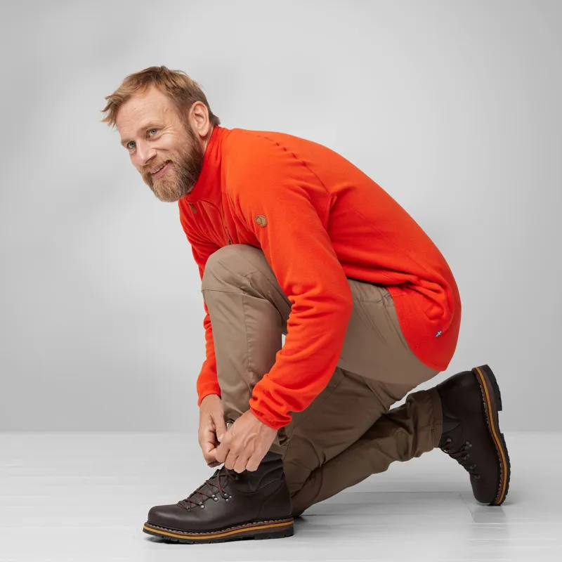 Fjallraven Men's Ovik Lite Fleece Half Zip Navy-9