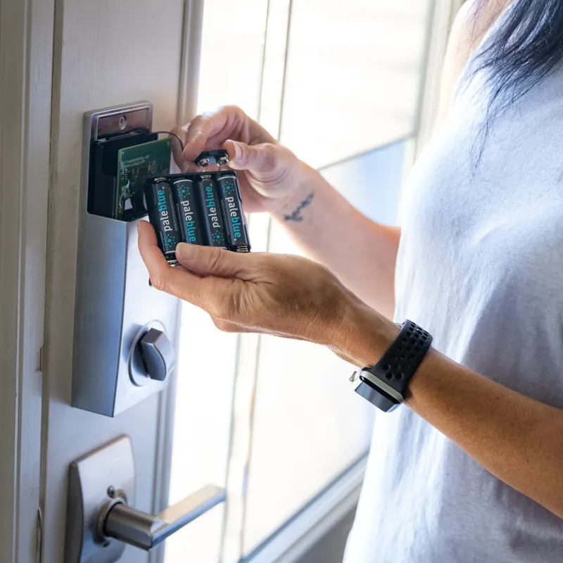 Pale Blue AA Rechargeable Batteries 4 -Pack-3