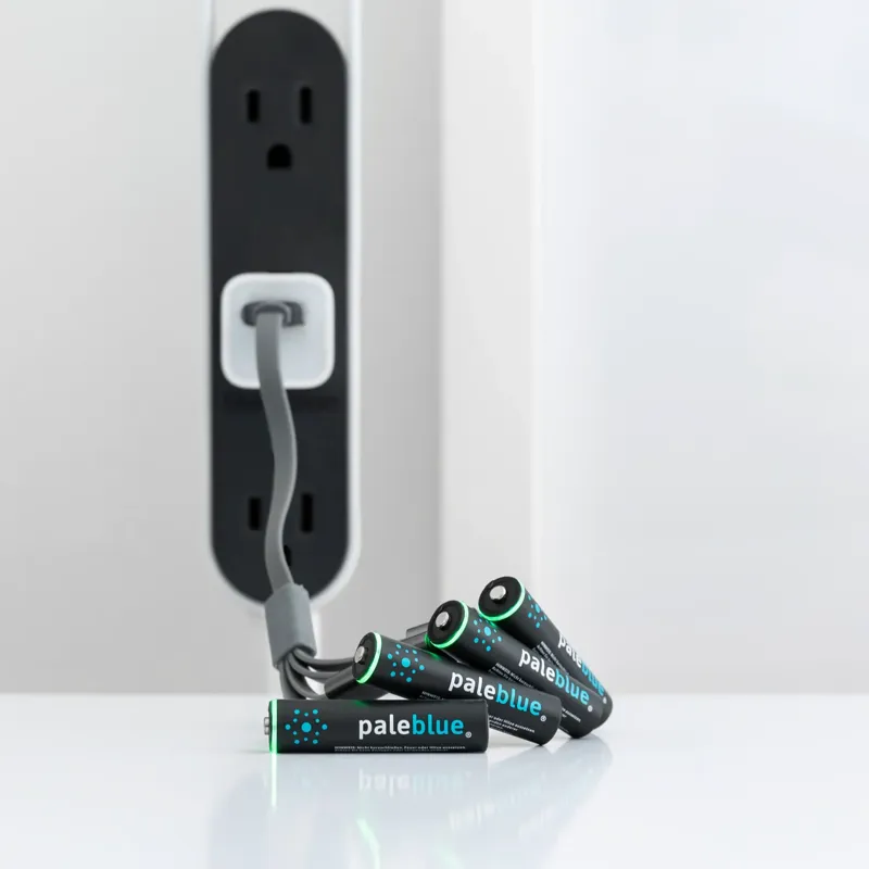 Pale Blue AAA Rechargeable Batteries 4-Pack-2