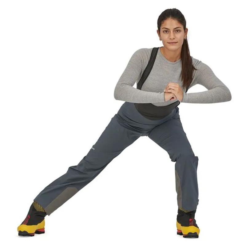 Patagonia Women's M10 Storm Bib Smolder Blue-6