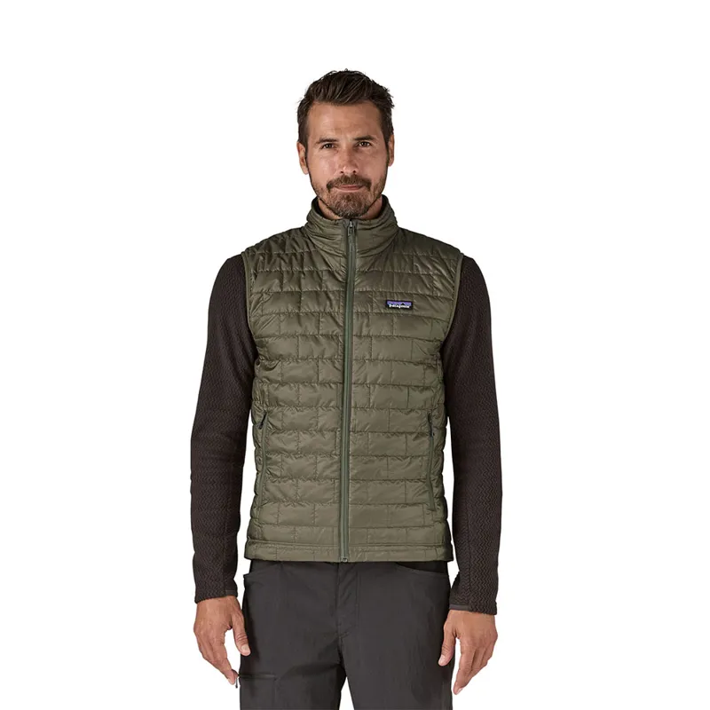 Patagonia Men's Nano Puff Vest Basin Green/Tent Green-1