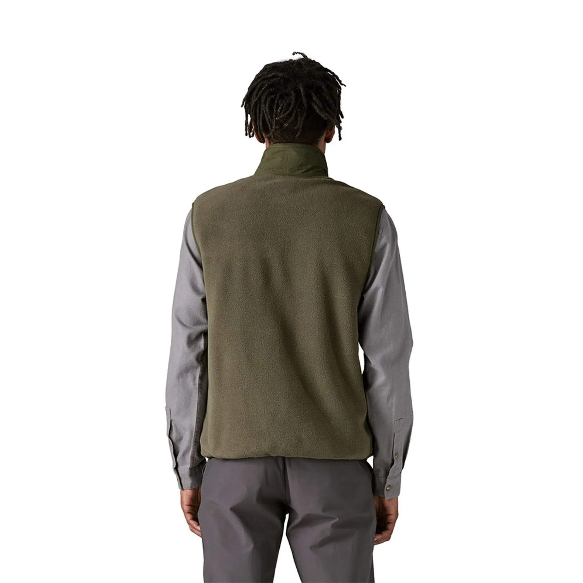Patagonia Mens Synchilla Fleece Vest Basin Green