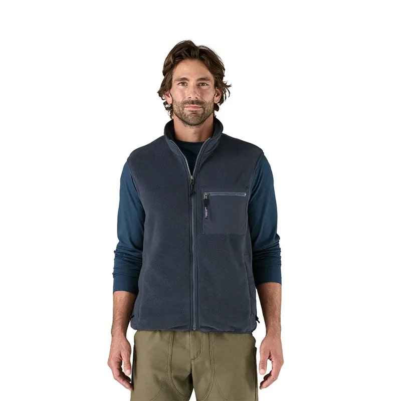Patagonia Mens Synchilla Fleece Vest Smolder Blue-2