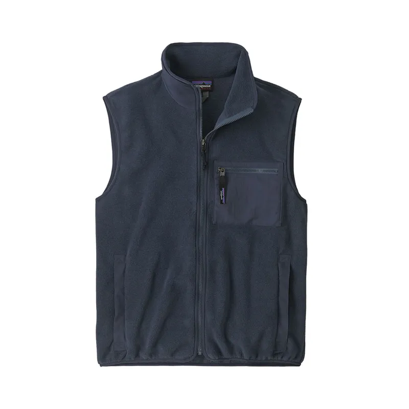 Patagonia Mens Synchilla Fleece Vest Smolder Blue
