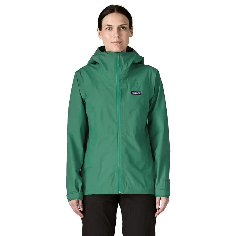 Patagonia Womens Boulder Fork Rain Jacket Gem Green-1
