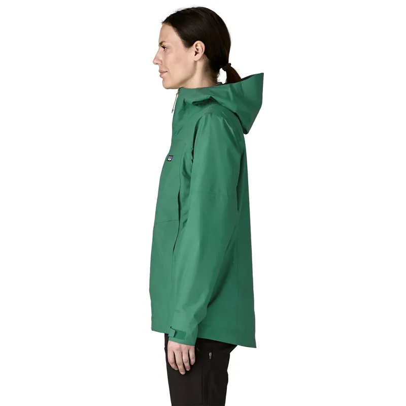 Patagonia Womens Boulder Fork Rain Jacket Gem Green-3