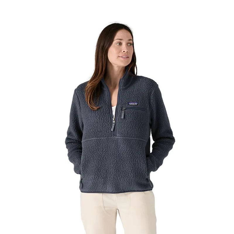 Patagonia Women's Retro Pile Fleece Marsupial Smolder Blue-1