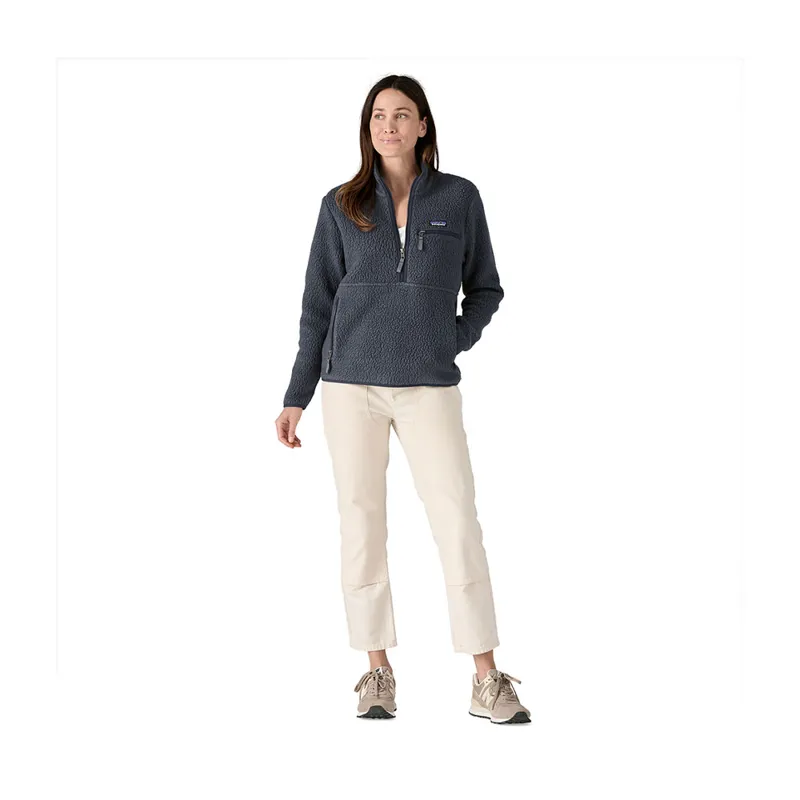 Patagonia Women's Retro Pile Fleece Marsupial Smolder Blue-3