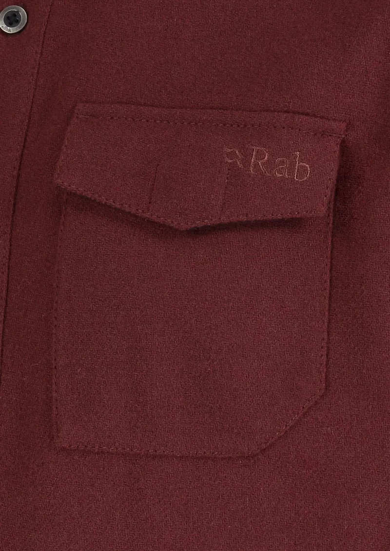 Rab Mens Perimeter Shirt Oxblood-5