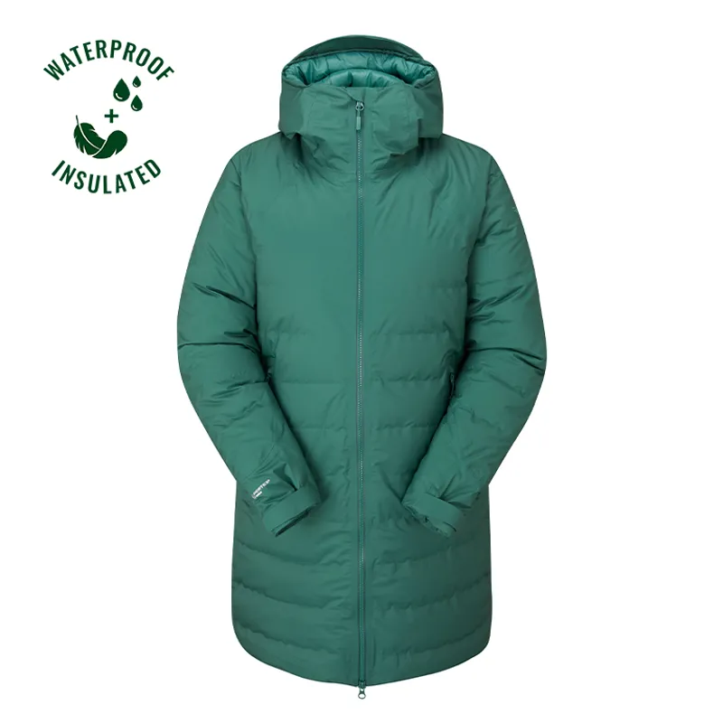 Rab Women's Valiance Parka Green Slate