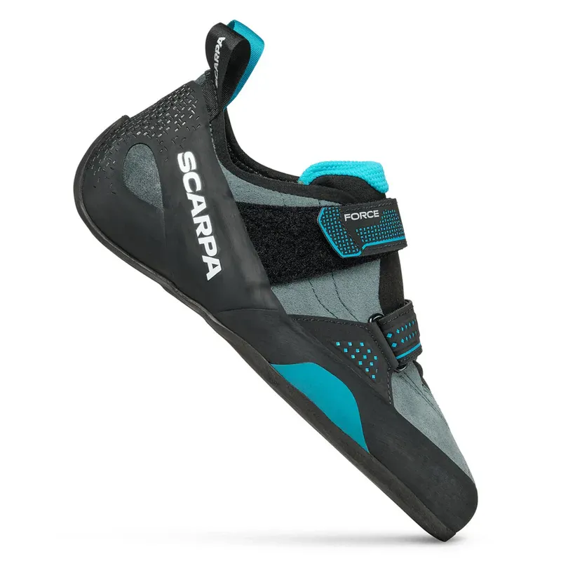 Scarpa Men's Force Climbing Shoes Conifer/Azure-1