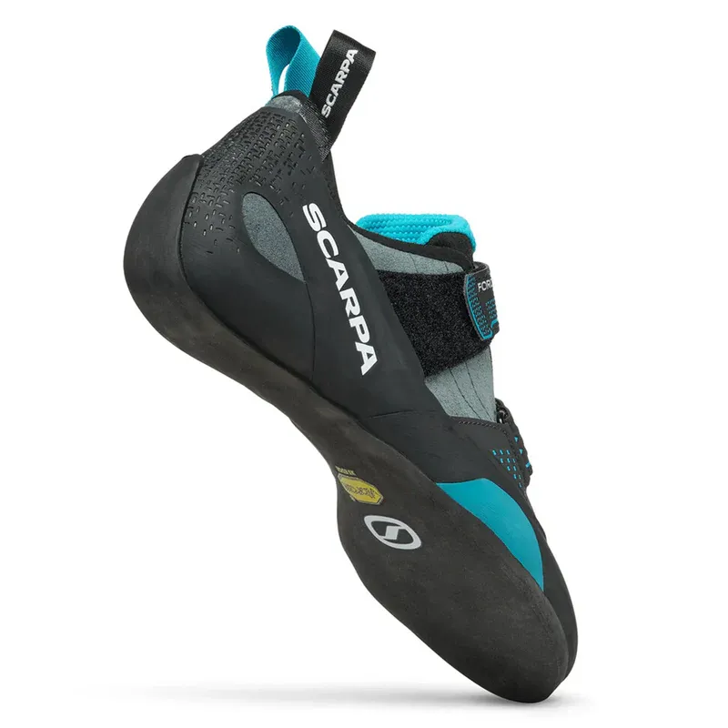 Scarpa Men's Force Climbing Shoes Conifer/Azure-4