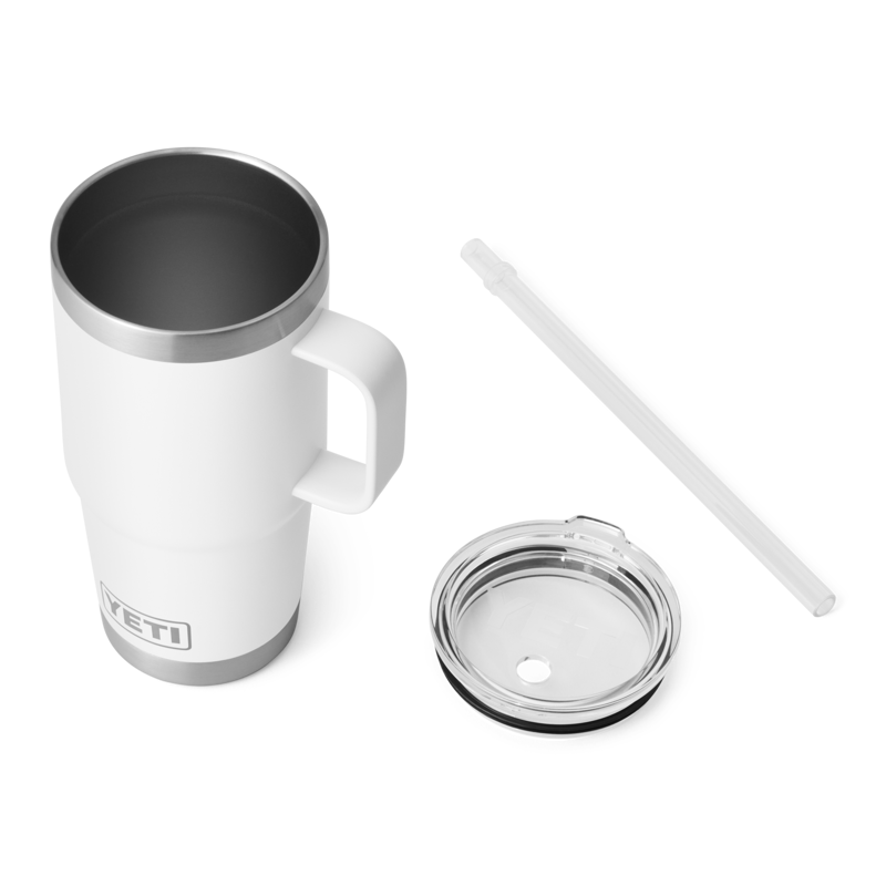 YETI Rambler 25 Oz Straw Mug White-2