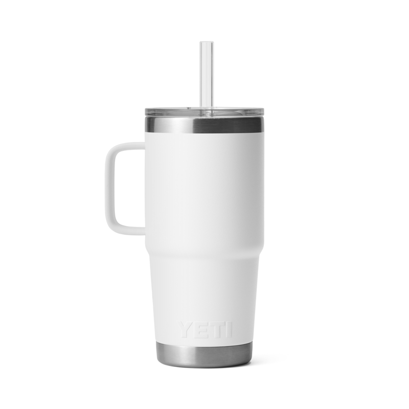 YETI Rambler 25 Oz Straw Mug White-1