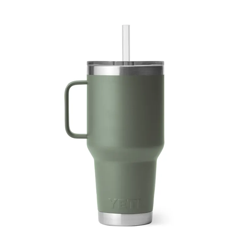 YETI Rambler 35 Oz Straw Mug Camp Green-1