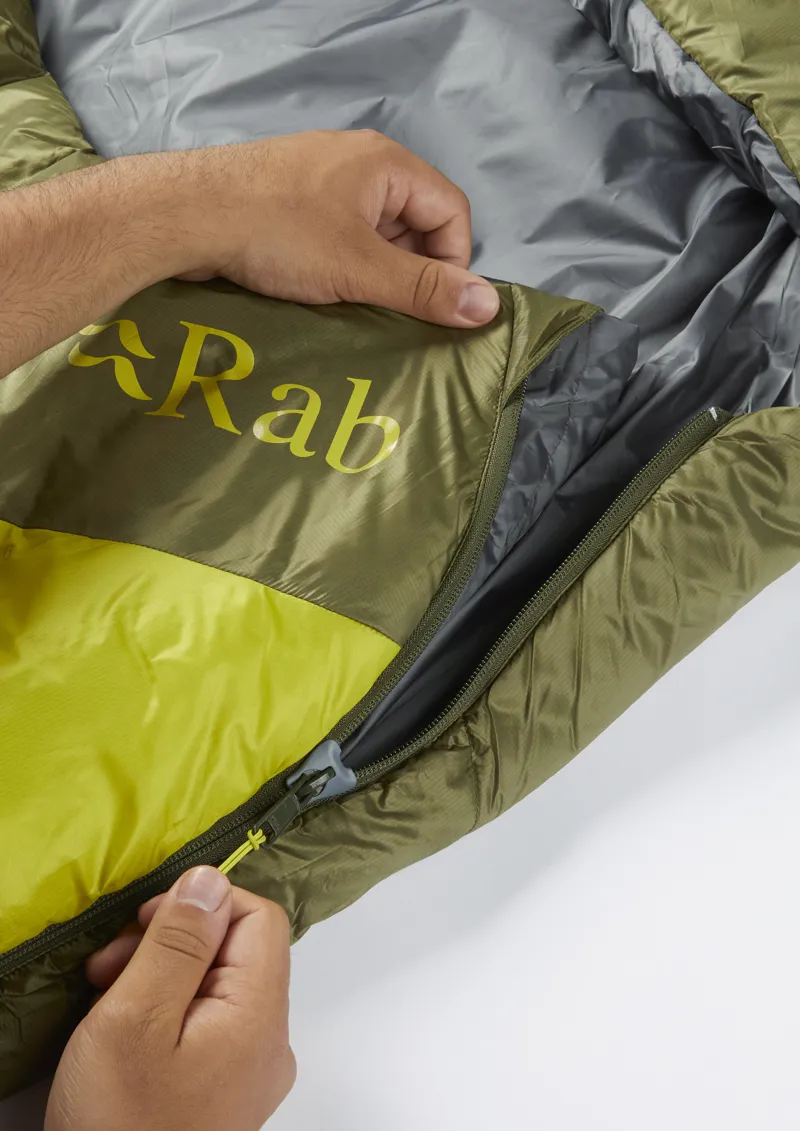 Rab Solar Eco 0 Sleeping Bag Chlorite Green - Long - Left Zip-9