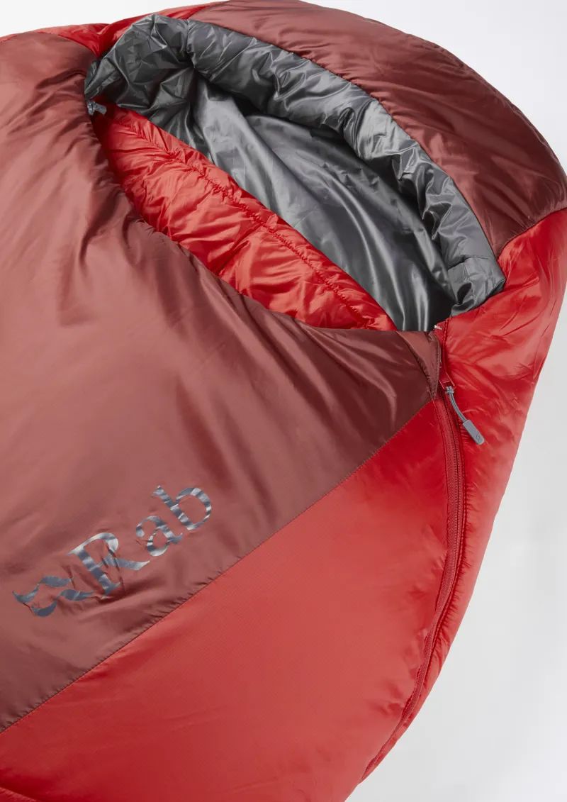 Rab Solar Eco 3 Sleeping Bag Oxblood Red - Wide - Long - Left Zip-8