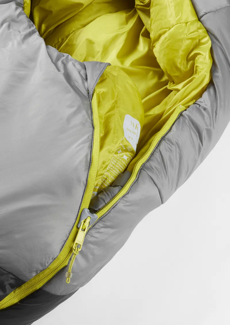 Rab Solar Ultra 2 Sleeping Bag Granite - Left Zip-6