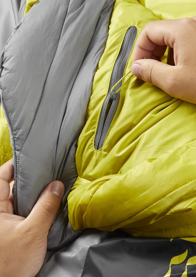 Rab Solar Ultra 2 Sleeping Bag Granite - Left Zip-8