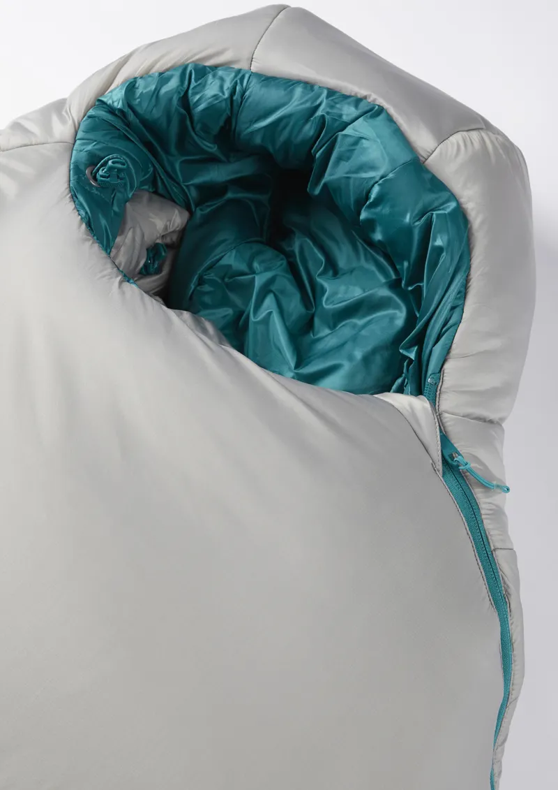 Rab Womens Solar Ultra 3 Sleeping Bag Dark Pewter - Regular - Left Zip-1