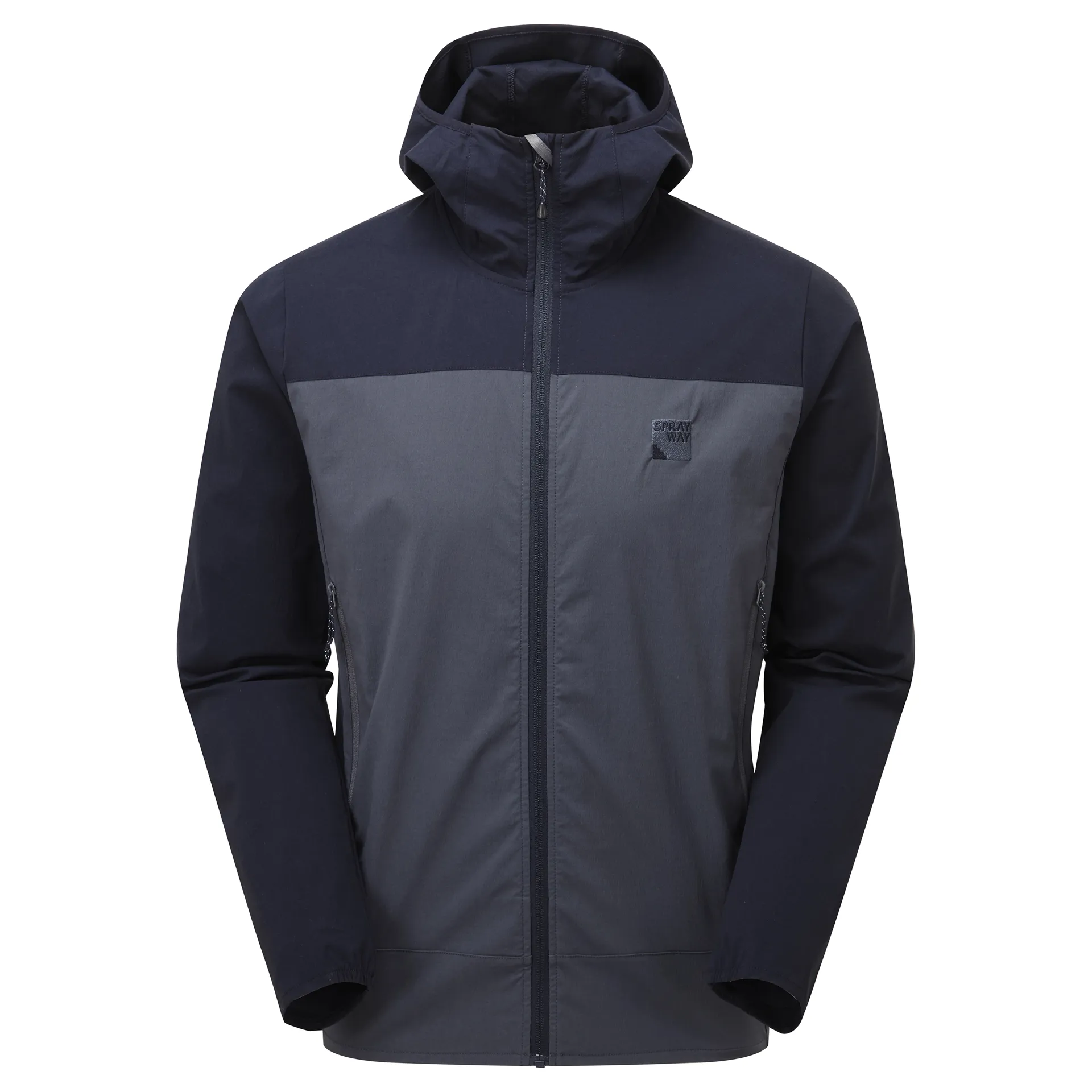 Sprayway Mens Hallin Hoodie Turbulence/Blazer