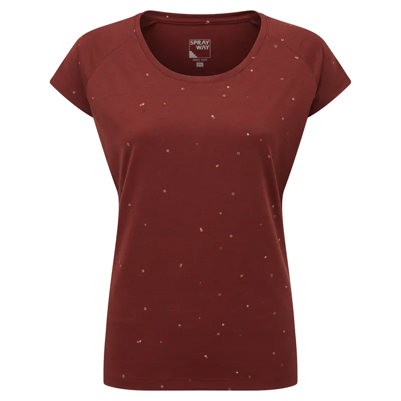 Sprayway Women's Dot T-Shirt Chipotle